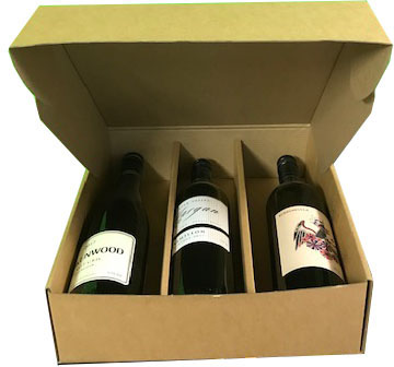 3 x 750mL Bottle or 2 x 750mL Bottle and two glasses Kraft gift box