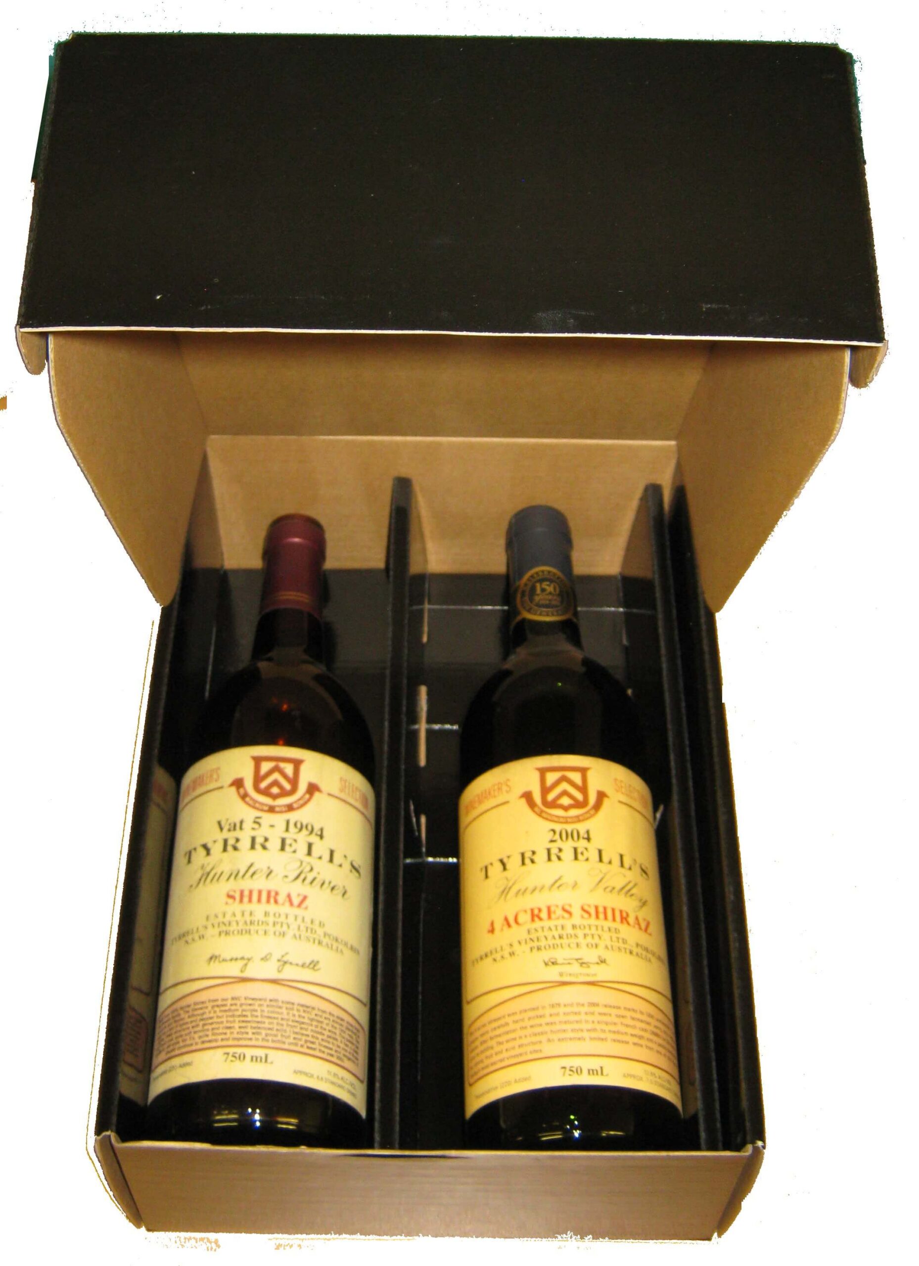 2 x 750mL Bottle or 1 x 750mL Bottle and two glasses gift box