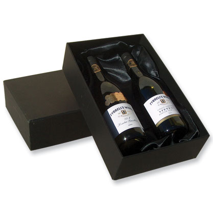 2 x 750mL Bottle Satin Lined Box