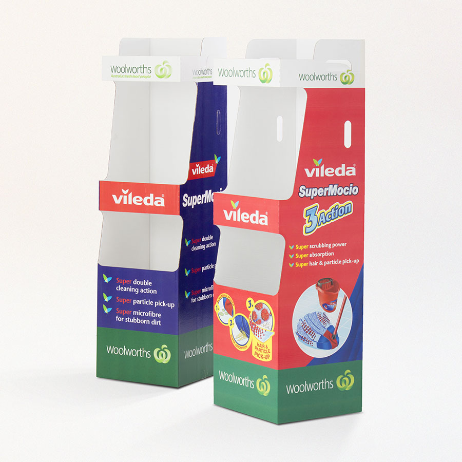 Stand up Products Display Unit
