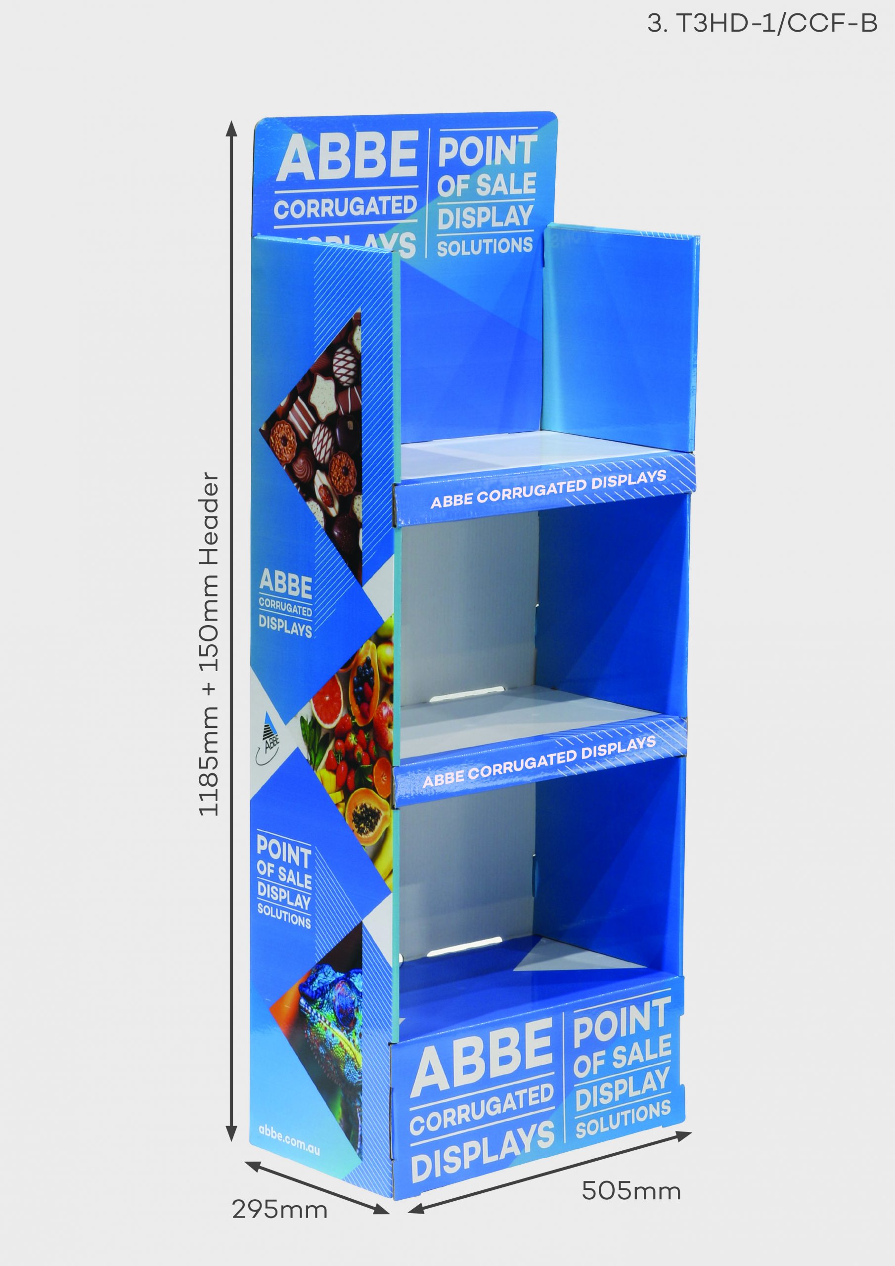 3 Shelf Display (Ref T3HD-1/CCF-B)