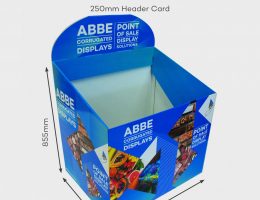 Promotional Dump Bin – Angled design