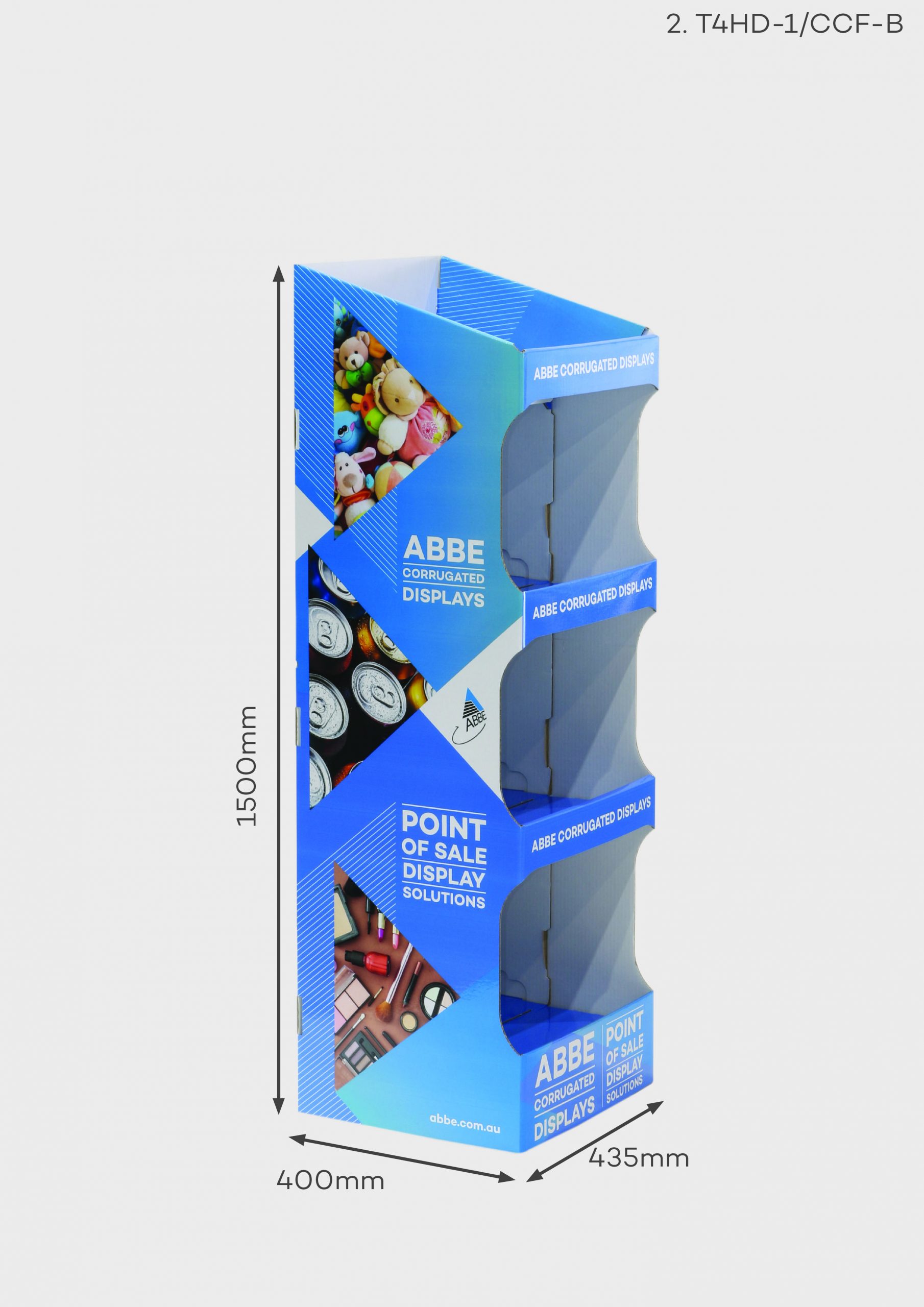 4 Shelf Large Display Unit (Ref T4HD-1/CCF-B)