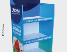 4 Shelf Wide Display