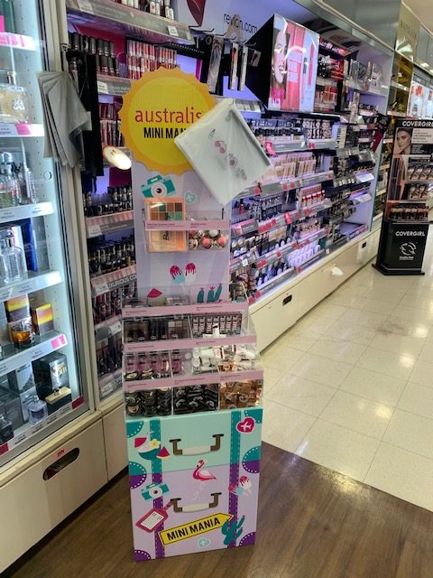 In Store Makeup Display Stand