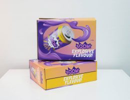 Energy Drink Box Packaging
