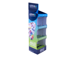 4 Shelf Large Display with optional header card